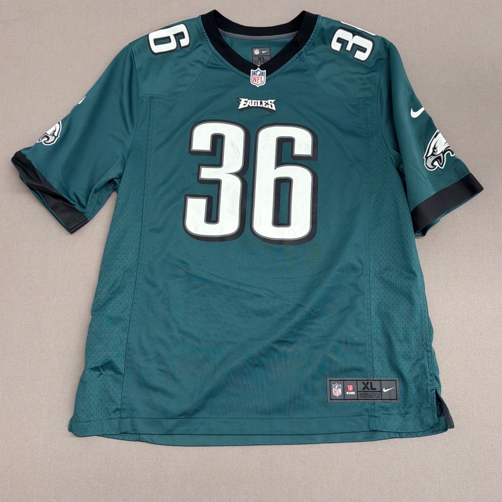 Nike NFL Philadelphia Eagles Jay Ajayi 36 Jersey Mens XL Midnight Green